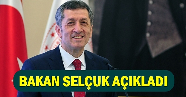 Bakan Ziya Selçuk'tan Yüz Yüze Eğitim Açıklaması: Çok Yakında...